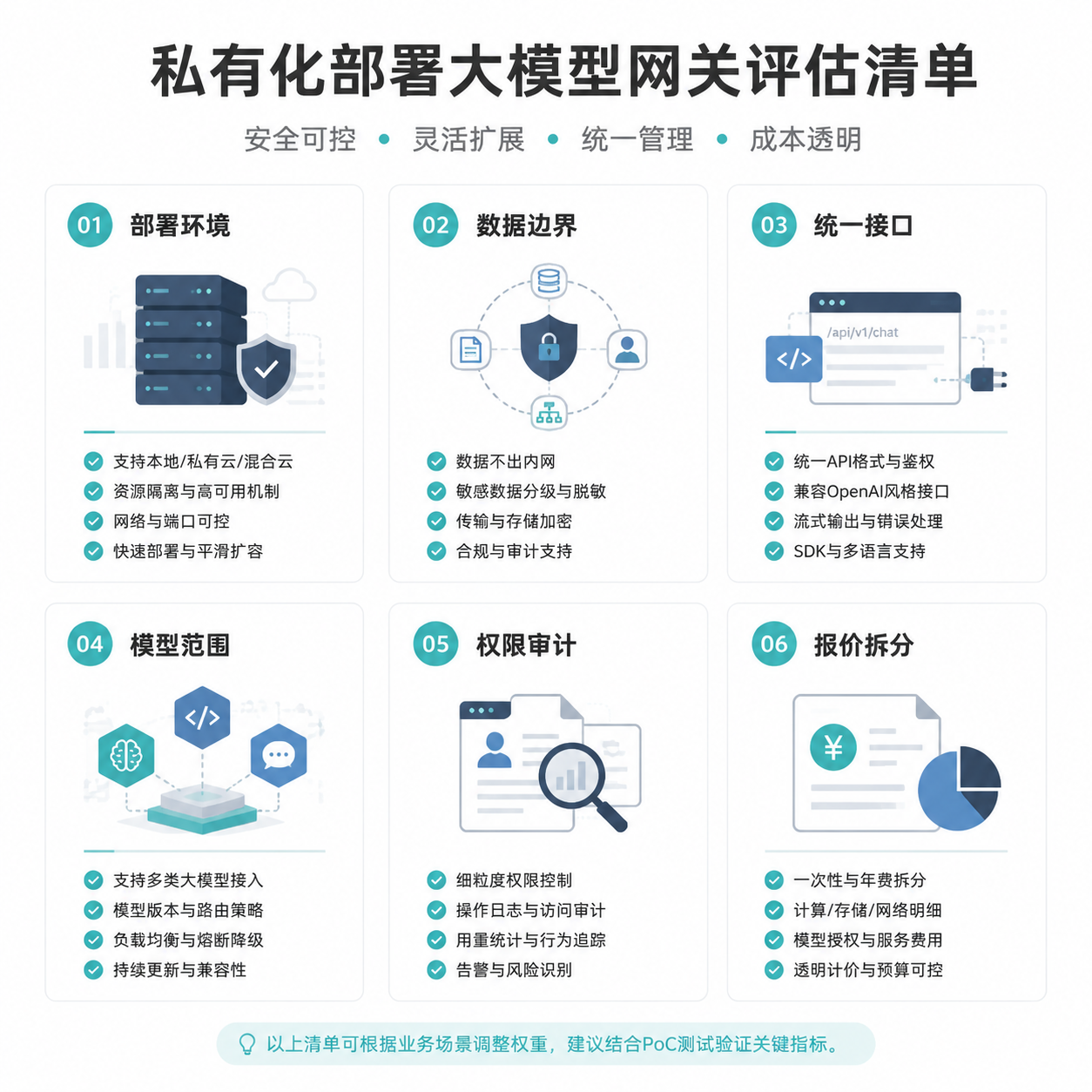 正文配图:私有化部署大模型网关,方案和报价要看哪些条件?