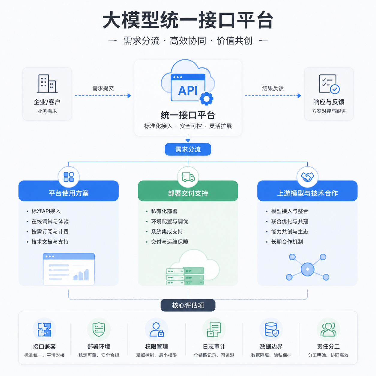 正文配图:企业选择大模型统一接口平台时的需求分流指南