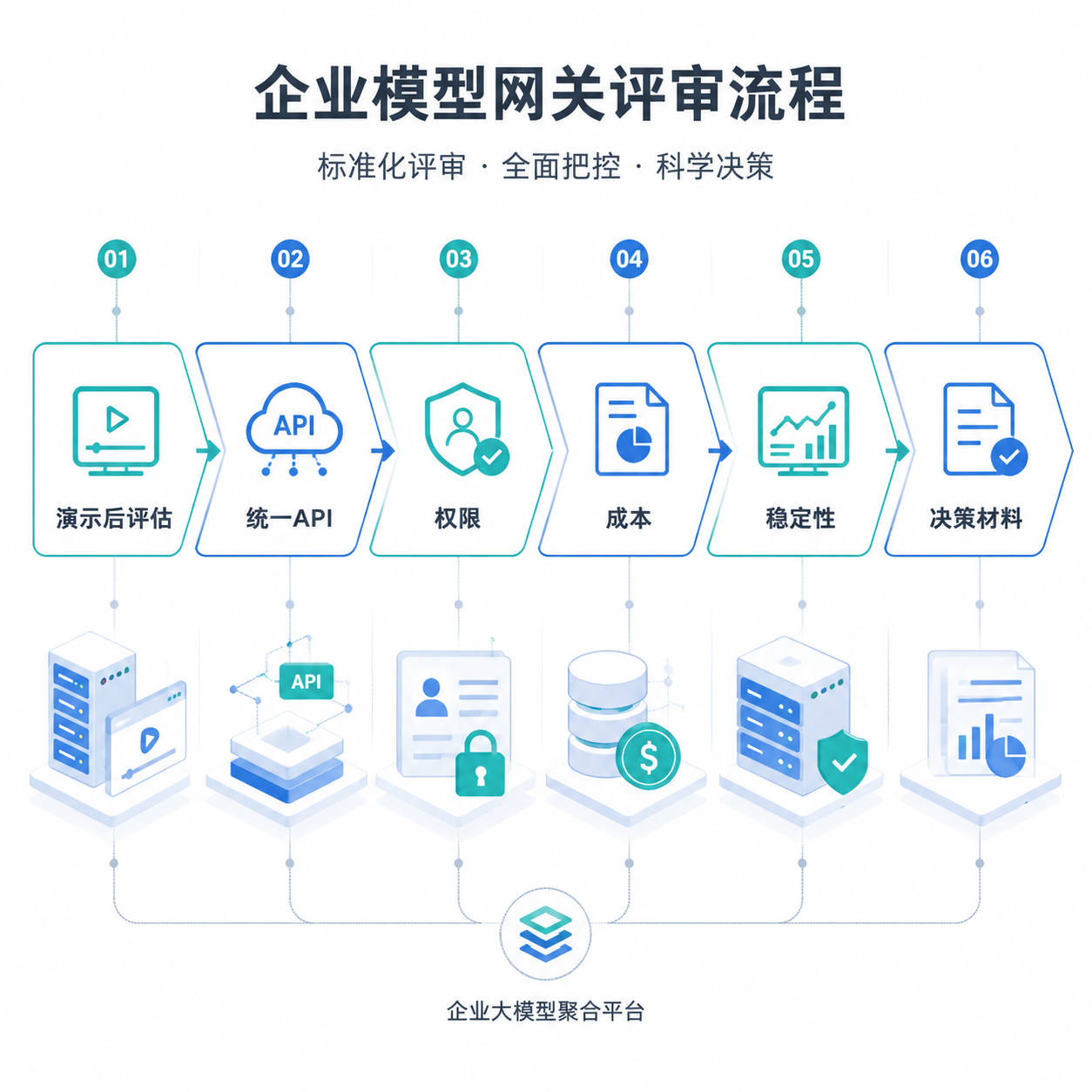 正文配图：技术演示后如何推进模型网关评估：决策材料清单