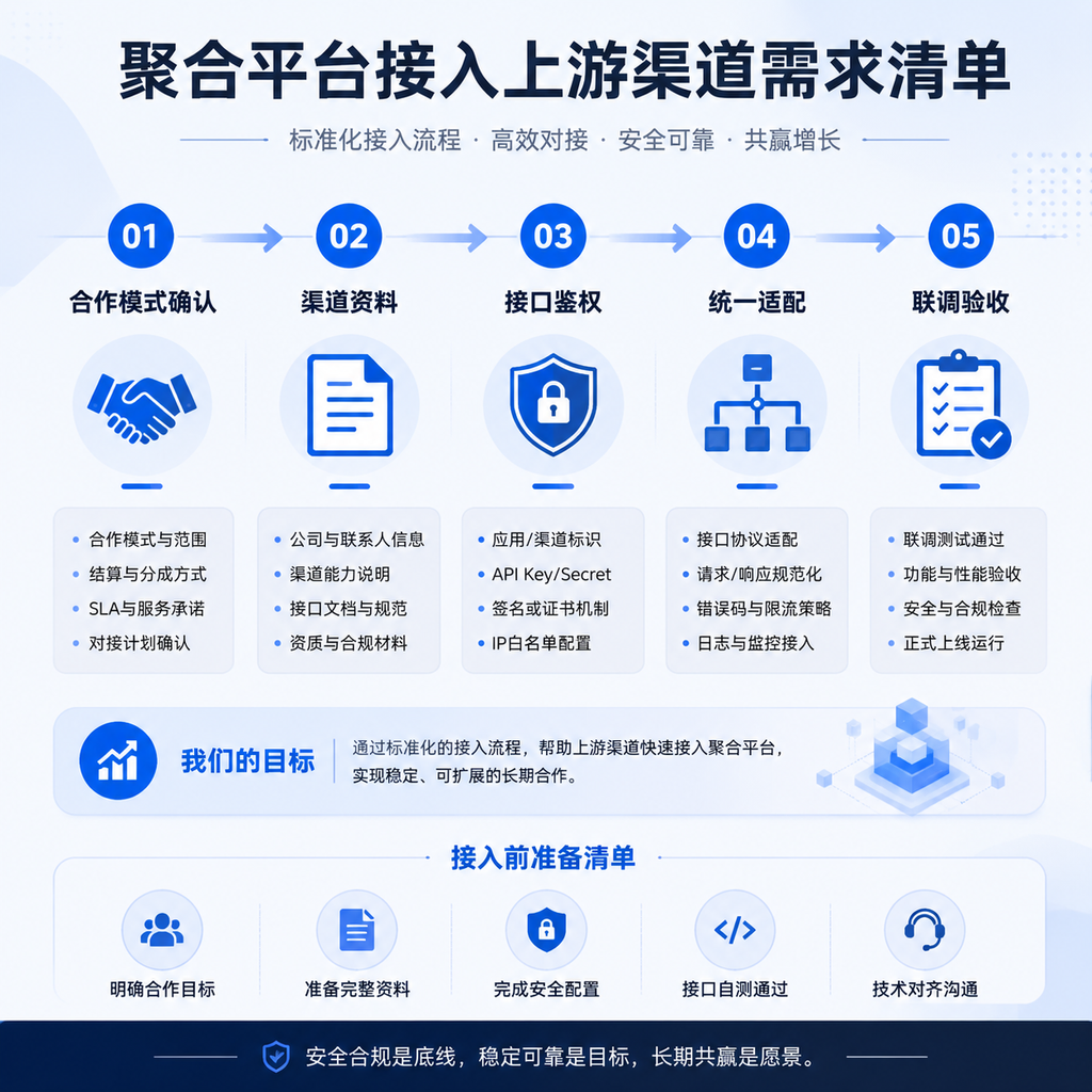 正文配图:聚合平台接入上游渠道:合作方需求表该怎么列?