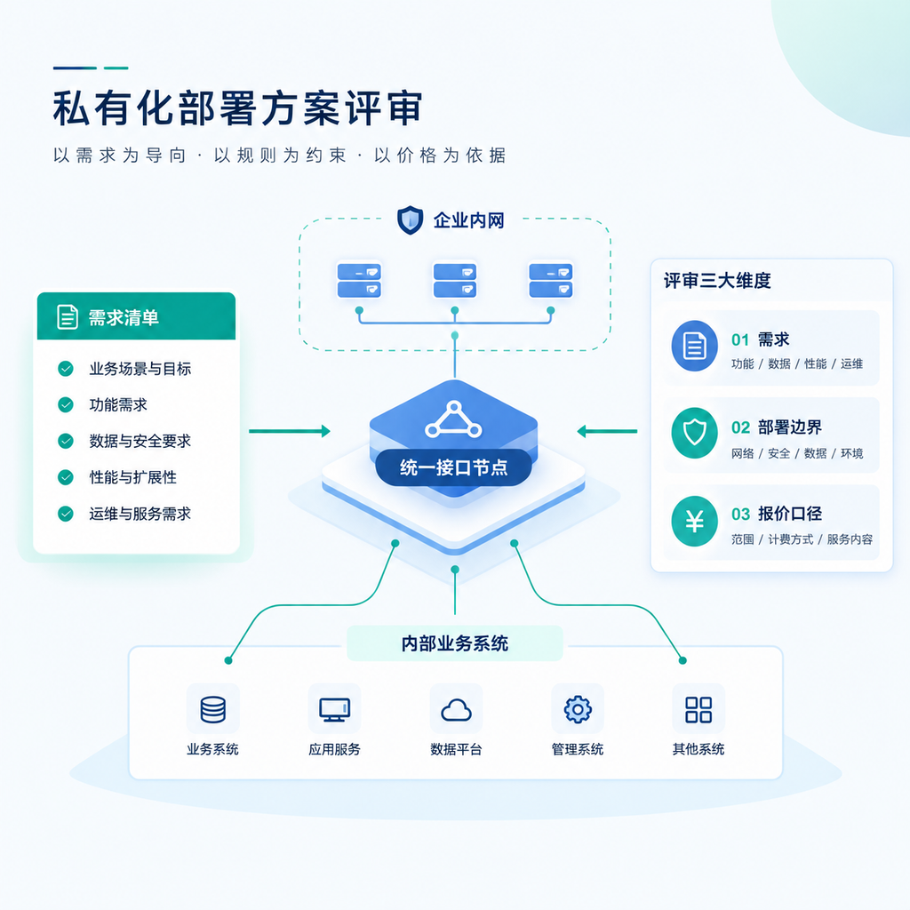 私有化部署方案评审：需求与报价口径怎么对齐