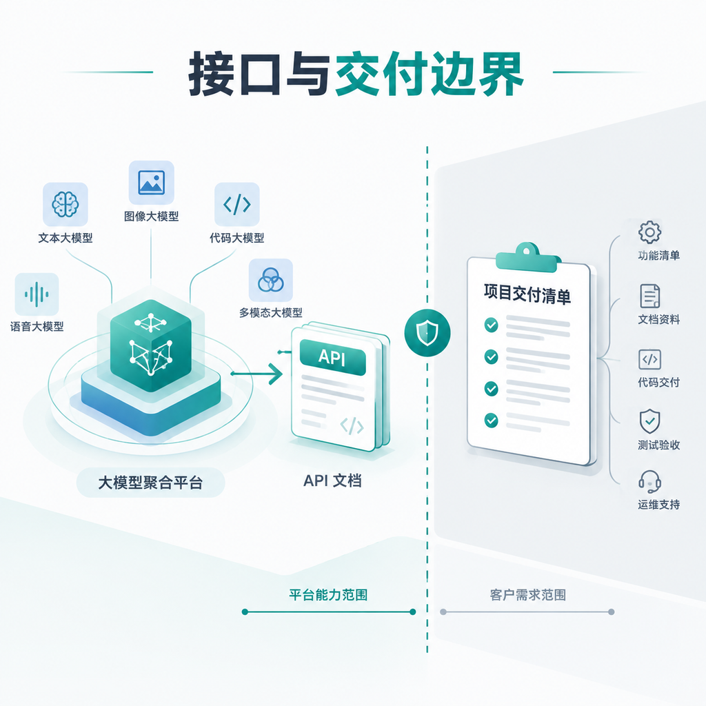 大模型平台合作前，如何确认上游接口与交付边界