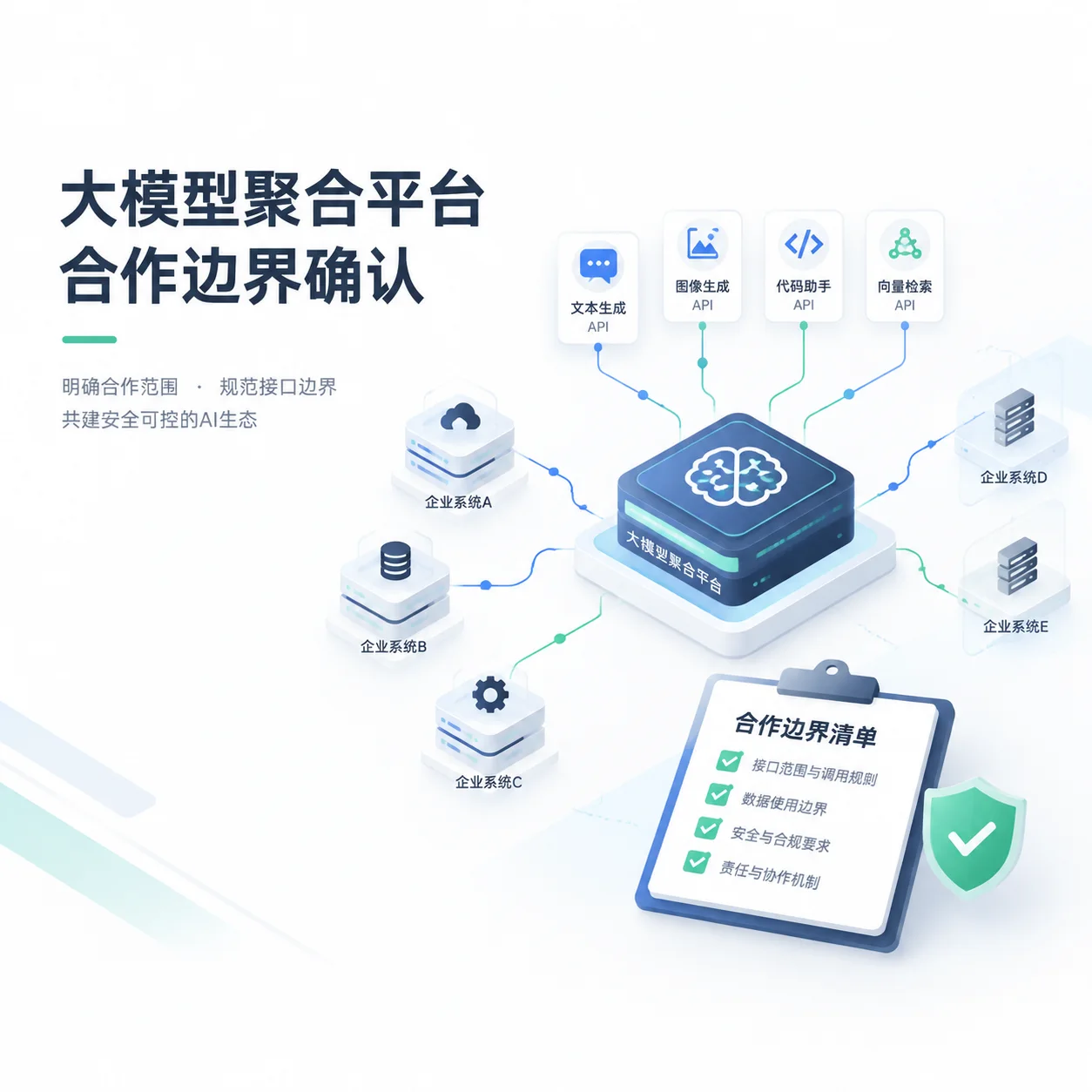 大模型聚合平台合作
先确认4个边界