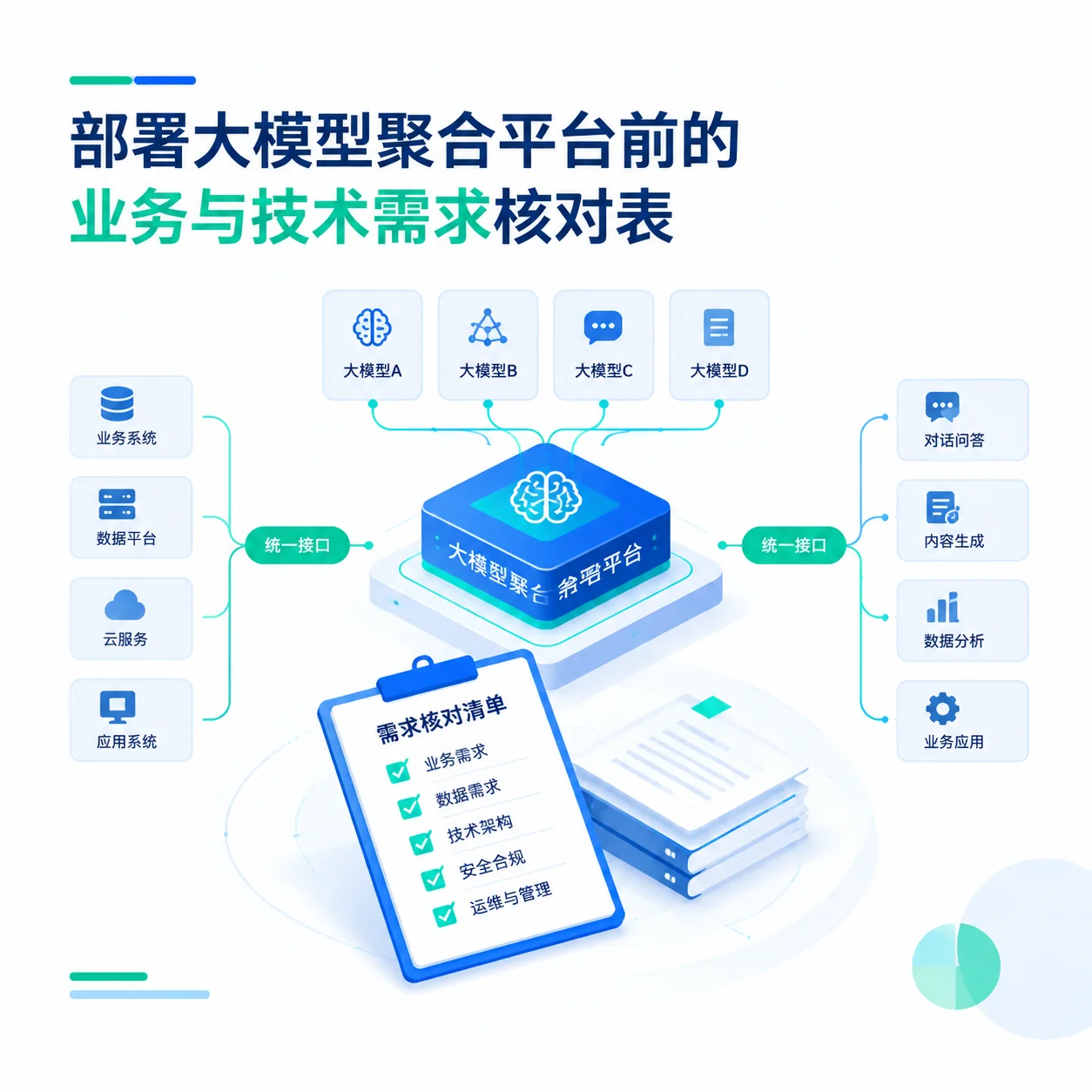 部署大模型聚合平台前
业务与技术需求核对表