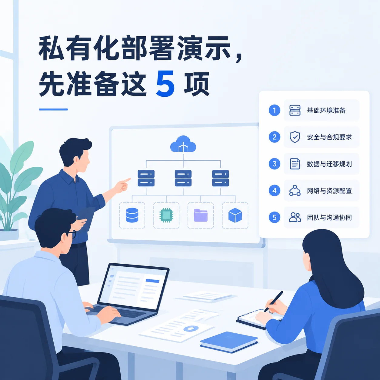 私有化部署演示
先准备这 5 项